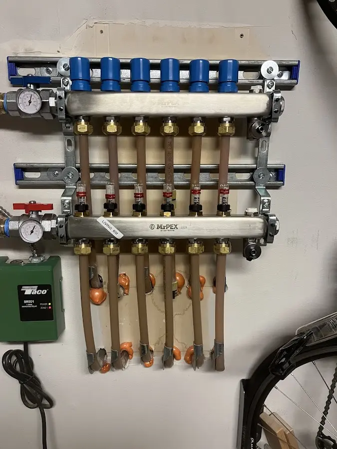 Plumber performing Leak Detection at a residential property in Snyder